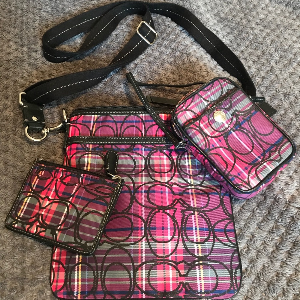 Authentic Coach bag set